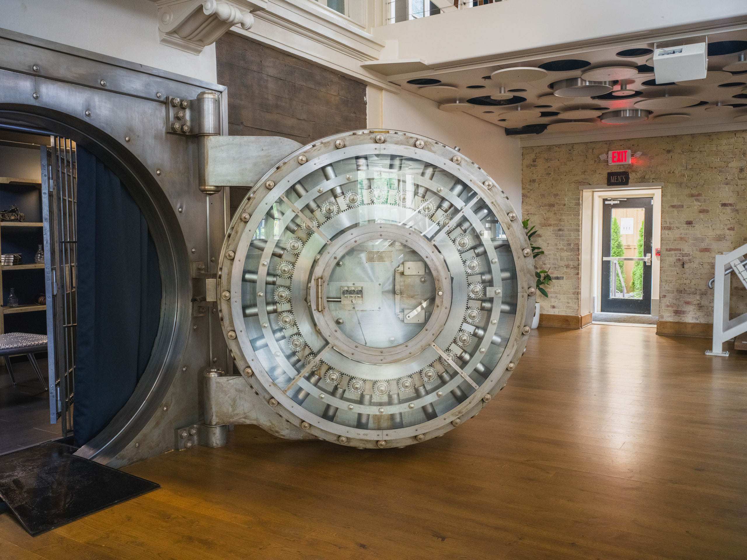 The vault door, the detail nobody else has.