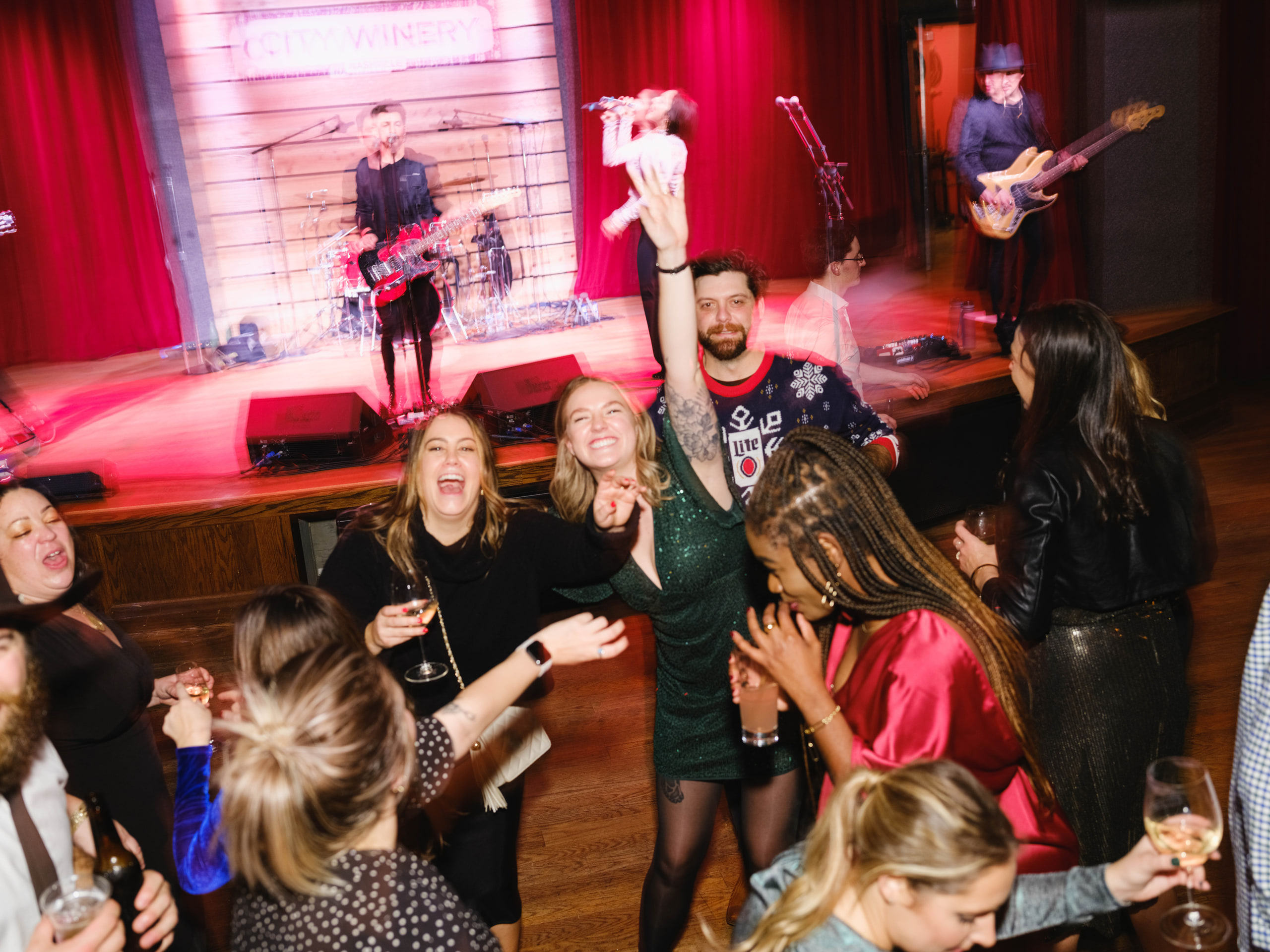 Dance floor energy.
