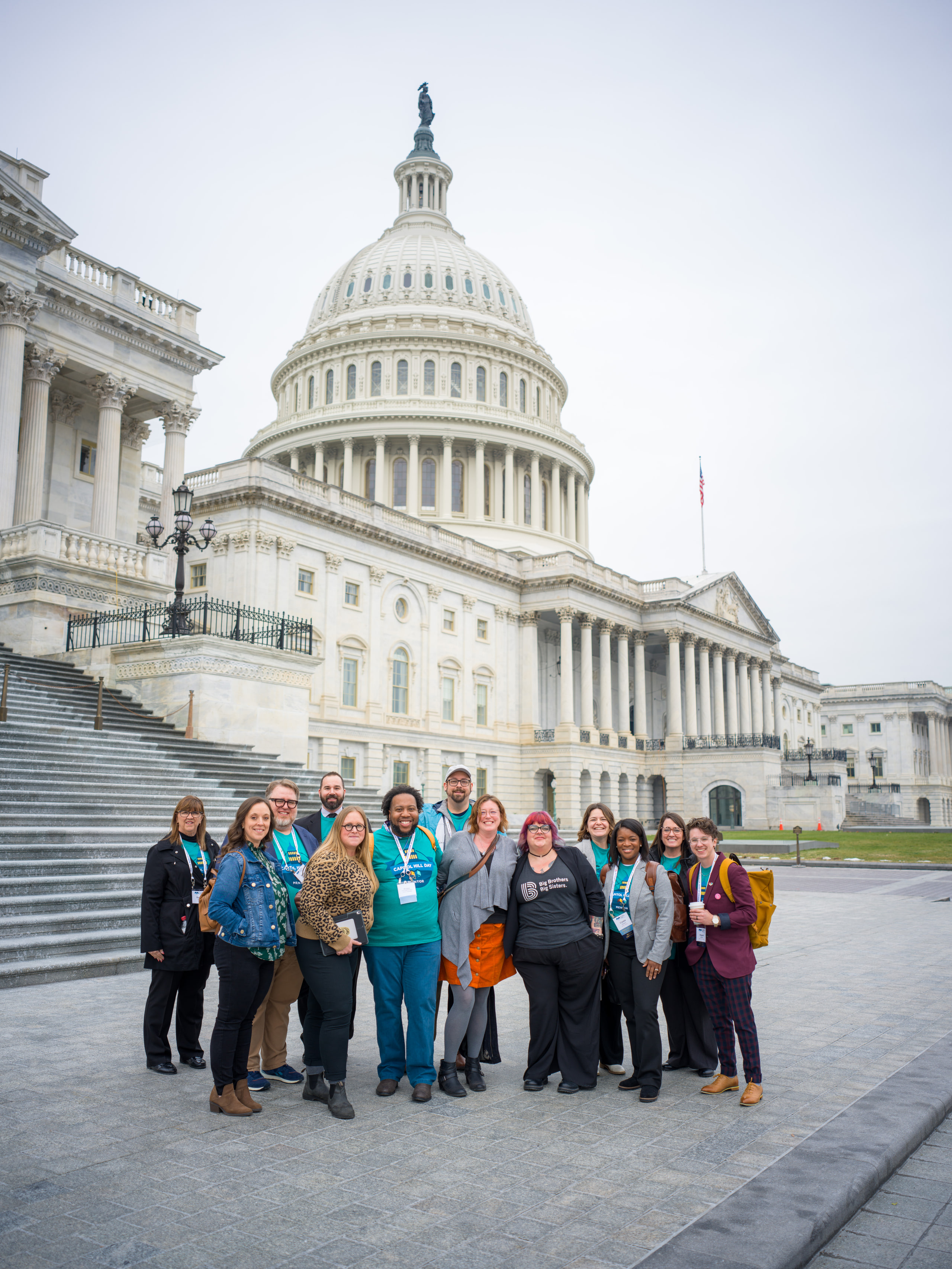 Group at the Capitol, place named.